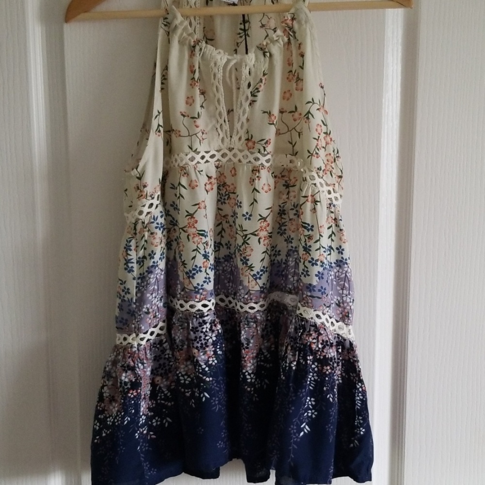 Love Riche flowered tank